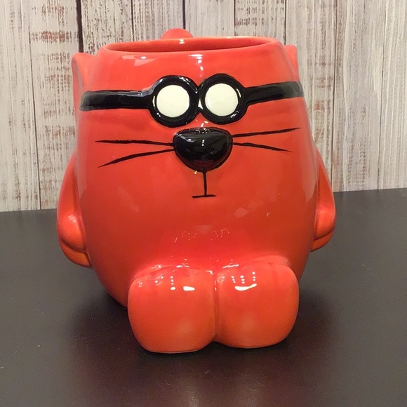 Treasure Craft Other - CATBERT Dilbert Comic Sculpted Cat Coffee Mug Cup